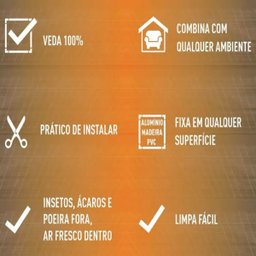 Tela Mosquiteira Magnética 60x60 - Branca - Grafite - 6