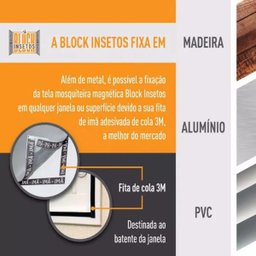 Tela Mosquiteira Magnética 60x60 - Branca - Grafite - 11