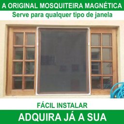 Tela Mosquiteira Magnética 60x60 - Branca - Grafite - 9