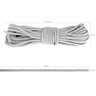 Paracord 550 Libras 4mm Corda De Sobrevivência Tática Militar 10 Metros 366kgf Gelo - 3