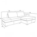 Ver imagem 5 de Sofá de Couro com Chaise N.y. 3 Lugares Off White 2,54 M - Mempra