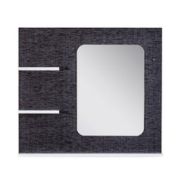 Kit Gabinete com Espelho Pamplona Cromo Corso 64x32x57 - 2