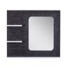 Kit Gabinete com Espelho Pamplona Cromo Corso 64x32x57 - 2