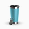 Copo Térmico de Aço Inoxidável Parede Dupla - Azul Claro - 1