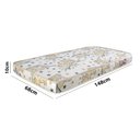 Ver imagem 2 de Cama De Criança Infantil Com Colchão Juvenil Alegra - Branca E Mel Branco