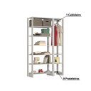 Ver imagem 3 de Estante Closet Yes 120cm com 9 Prateleiras - Branco