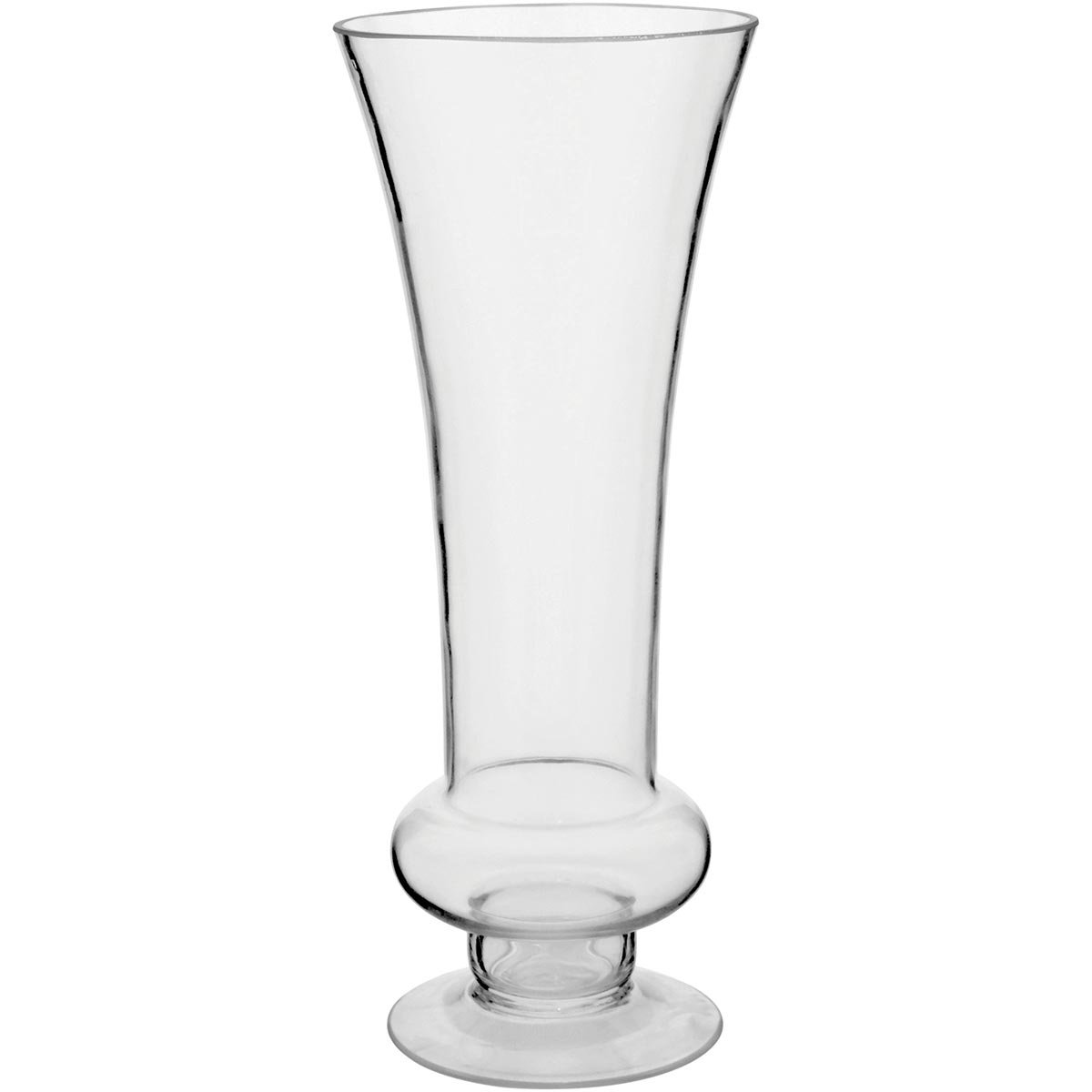 PAOLA VASO 40x16x16cm VIDRO TRANSP