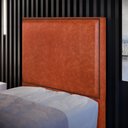 Ver mais imagens de Cabeceira Cama Box Solteiro 100 Cm Couríssimo Camel