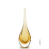 Gota Mini Alta Âmbar Murano Cristais Cadoro - 1