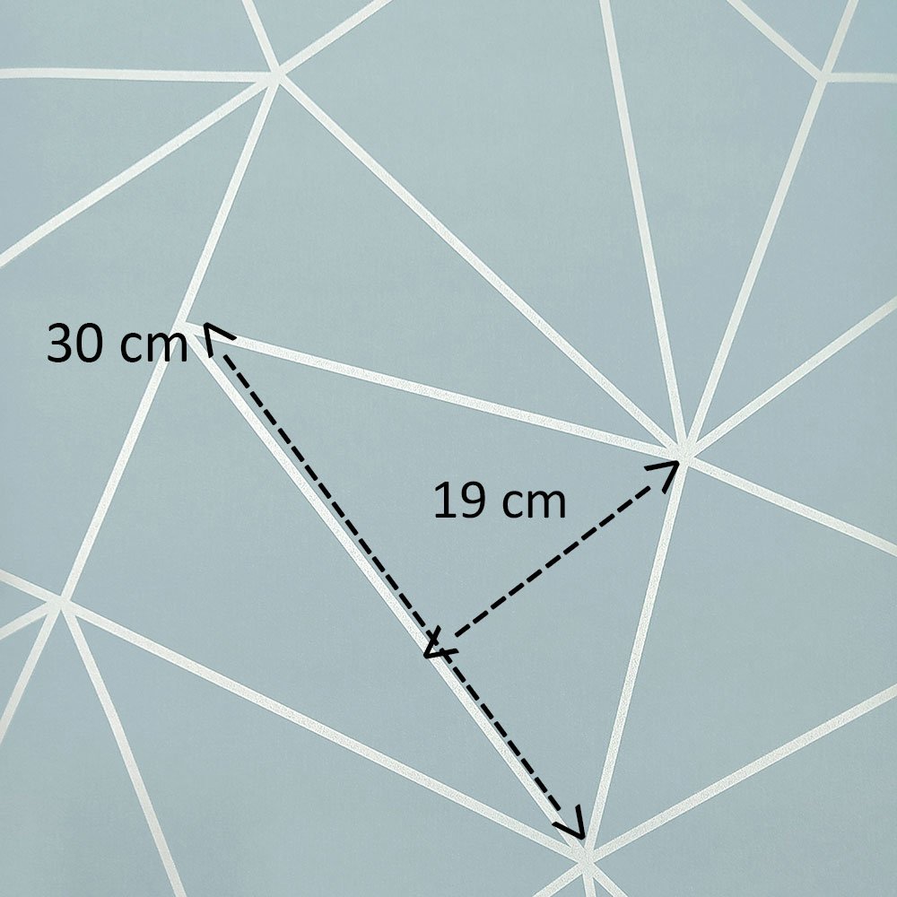 Papel de Parede Zara Geométrico Cinza Azulado com Fio Prata Metálico 9,50 m - Coleção Gold - 210665 - 4