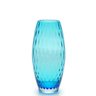 Vaso Oliva G Baloton Água-marinha Murano Cristais Cadoro - 1
