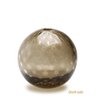 Vaso Bola Tela Fumê com Ouro Murano Cristais Cadoro - 1