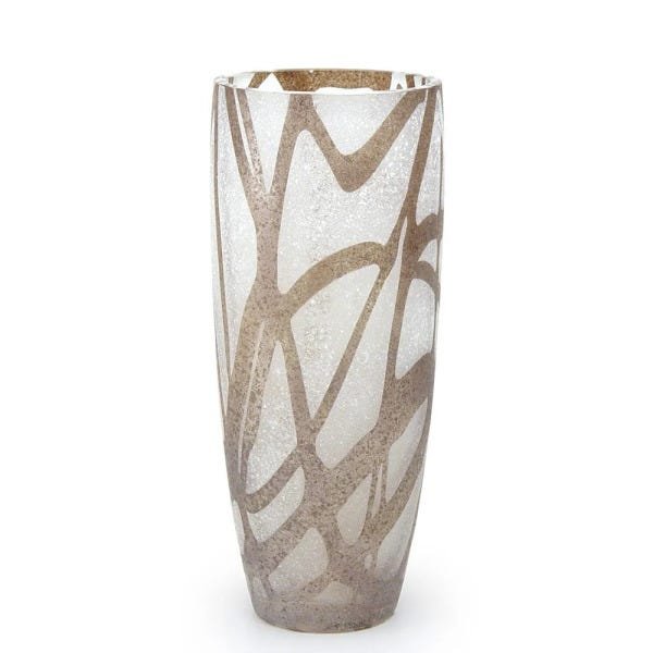 Vaso AD3 Etrusco Mesclado Murano Cristais Cadoro - 1