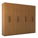 Ver imagem 3 de Guarda-roupa Casal Nirvana 8 Portas 4 gavetas Cinamomo - Panorama Móveis