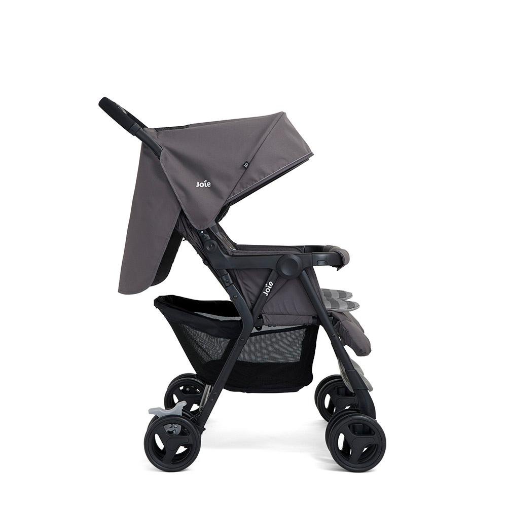 Carrinho de Bebê Gêmeos Aire Twin 0 a 15kg Cinza Dark Pewter Joie - 5