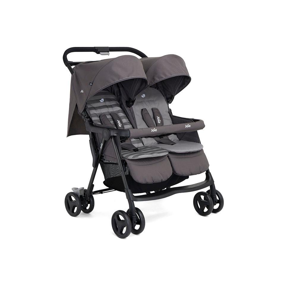 Carrinho de Bebê Gêmeos Aire Twin 0 a 15kg Cinza Dark Pewter Joie - 1