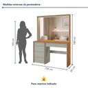 Ver imagem 4 de Penteadeira 5 Gavetas Prime 100% MDF com Espelho