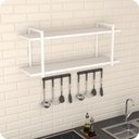 Ver imagem 2 de Prateleira Estilo Industrial Cozinha de Parede GND BB 60cm