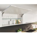 Ver imagem 3 de Articulador para Porta Basculante Free Space 1.11 Modelo D 225-650mm Antrácito Hafele 01 Conjunto