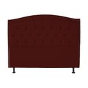 Ver imagem 1 de Cabeceira Casal King 195cm Para Cama Box Diana Suede Bordô - DS Estofados