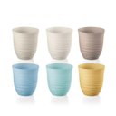 Ver imagem 1 de Cj de Copos 6 Baixos Coloridos em Plástico Reciclável - 9 X 9,5 C, 350ml - Tierra - Guzzini