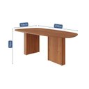Ver imagem 3 de Mesa de Jantar Mesa Orgânica 8 Lugares MDF Eva Yescasa Cinamomo