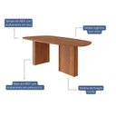 Ver imagem 4 de Mesa de Jantar Mesa Orgânica 8 Lugares MDF Eva Yescasa Cinamomo