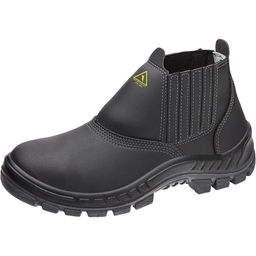 BOTINA MICROFIBRA ELASTICO BICO PVC 70B19 E BP - Preto - 43 - 1