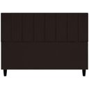 Ver imagem 1 de Cabeceira para Cama Queen 160 Cm Elen Suede Marrom Suede