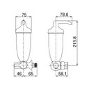 Ver imagem 2 de Filtro Agua com Registro Acqua Bella Branco - Lorenzetti