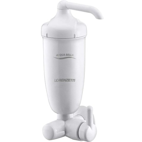 Filtro Agua com Registro Acqua Bella Branco - Lorenzetti