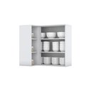 Ver imagem 6 de Armário Aéreo 94 Cm 01 Porta Americana Henn Branco Hp
