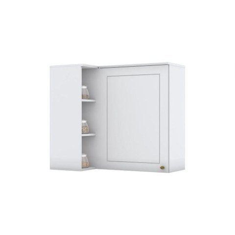 Armário Aéreo 94 Cm 01 Porta Americana Henn Branco Hp