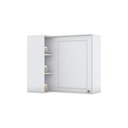 Ver imagem 1 de Armário Aéreo 94 Cm 01 Porta Americana Henn Branco Hp