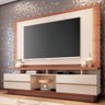Estante Home P/tv 70’’ 2,1m Hb Móveis Palazzo Nat/off Whi - 1