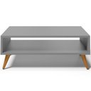 Ver imagem 4 de Kit Aparador com Mesa de Centro Mônaco Pés Palito L03 Cinza - Lyam Decor Mônaco & Cannes