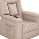Ver imagem 4 de Poltrona do Papai Reclinável Elétrica Porshe Matrix Cor:suede Bege