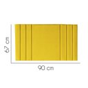 Ver imagem 2 de Painel Estofado Luxo Grécia 90cm Solteiro para Cama Box Suede Amarelo - Gat Magazine