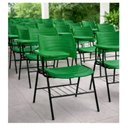 Ver imagem 2 de Cadeira Universitária Plástica Prancheta Plástica - Cor Verde - 54112
