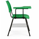 Ver imagem 4 de Cadeira Universitária Plástica Prancheta Plástica - Cor Verde - 54112