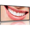 Quadro Odontologia Decorativo Consultório Sorriso 130x60 Moldura Preta 2x2 - 1