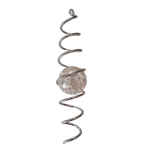 Captador de Energia Espiral - Vidro - Fengshui Decoração - 20cm