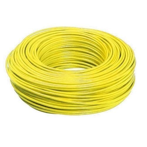 Fio Cabo Flexível 1,5Mm Amarelo - 100 Metros