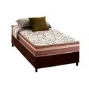 Ver imagem 1 de Conjunto Box Solteiro: Colchão Molas Herval Bonnel Assis + Base Crc Suede Brown(88x188)