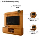 Ver imagem 4 de Painel Home Theater Siena para Tv 75 Pol 2 Portas 184 Cm Cinamomo Madetec