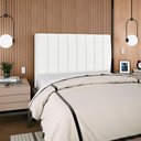 Ver mais imagens de Cabeceira Queen 160 Cm com Frame Carla Suede Branco Artte
