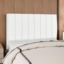 Ver imagem 2 de Cabeceira Queen 160 Cm com Frame Carla Suede Branco Artte