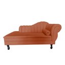 Ver imagem 3 de Recamier Decorativo Divã Amsterdã 187cm Lado Esquerdo Veludo Terracota