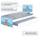 Ver imagem 3 de Cama Solteiro Infantil com Cama Auxiliar 195x96cm Personagens Marinheiro K02 - D’Rossi