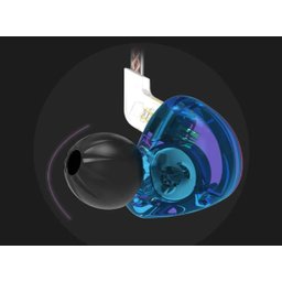 Fone de Ouvido Kz Zst Pro sem Microfone (Roxo) (Acompanha Case) - 3